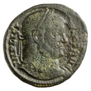 Münze, Follis, 319 n. Chr.