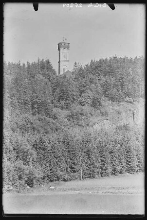 Annaberg-Buchholz. Aussichtsturm auf dem Pöhlberg