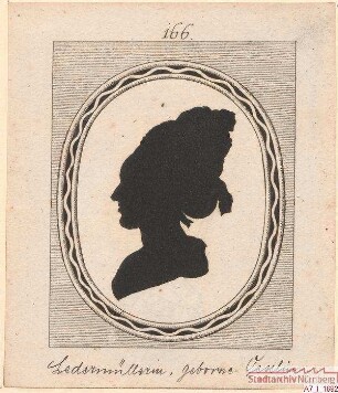 (Anna Sabina) Ledermüller, geborene Oexlin (= Oexlein)