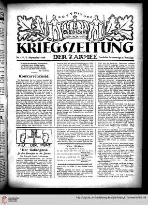 Hefte 170-176, September 1916