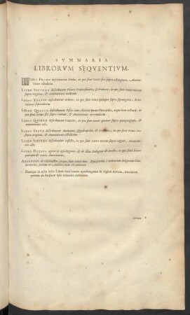 Summaria Librorum Sequentium