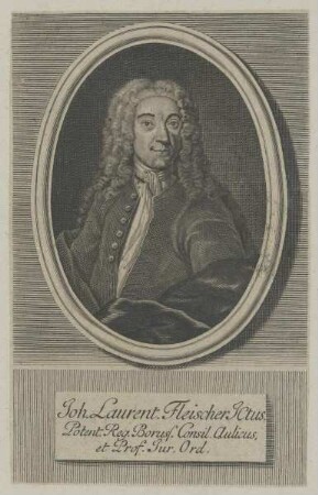 Bildnis des Joh. Laurentius Fleischer