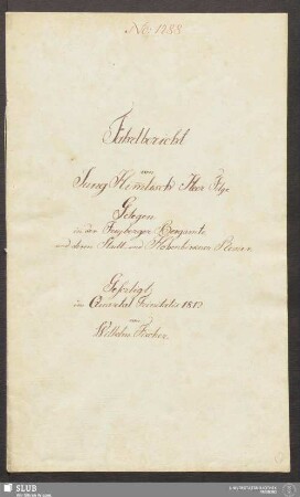 Fahrtbericht von Jung Him̄lisch Heer Fdgr. - 18.6162 4. : gelegen in der Freyberger Bergamts- und deren Stadt- und Hohenbirkner Revier