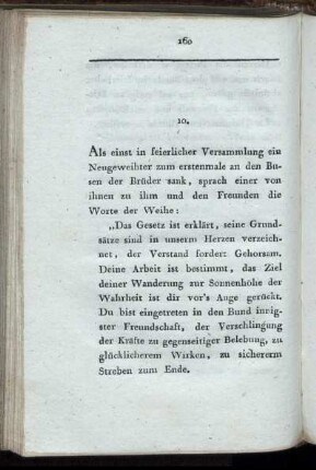 10. Worte der Weihe.