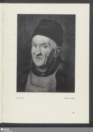 Franz Gareis: Bildnis des Vaters