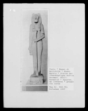 Statue der löwenköpfigen Göttin Sechmet, XVIII. Dynastie