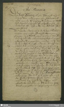 Der Richt-Pfennig ist zum Gewicht beym Müntz-Wesen allerwegen zum Fundament auch nach den Leipziger Centner - XVII 261 4.