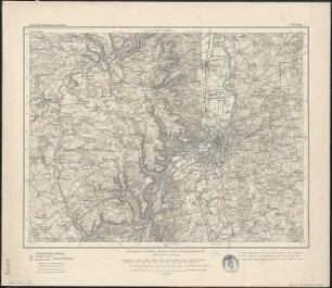 Bl. 568: Metz in Frankreich, 1908 : 568 : Metz. - Aufgenommen 1880, hrsg. 1884, berichtigt 1908. - Berlin , 1908. - 1 Kt.