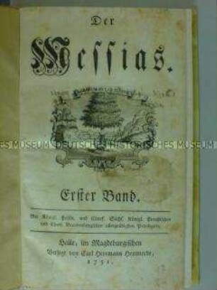 Der Messias, erste Ausgabe der Gesänge I-V