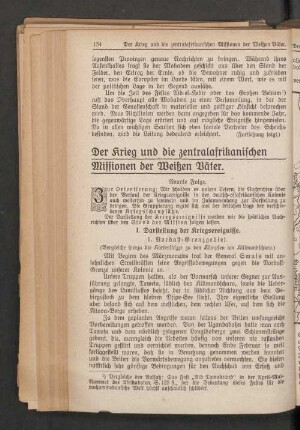 Der Krieg und die zentralafrikanischen Missionen der Weißen Väter