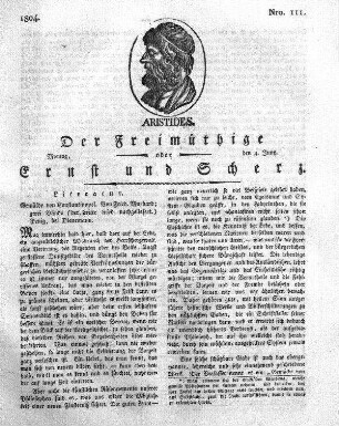 Nro. 111., Montag den 4. Juny