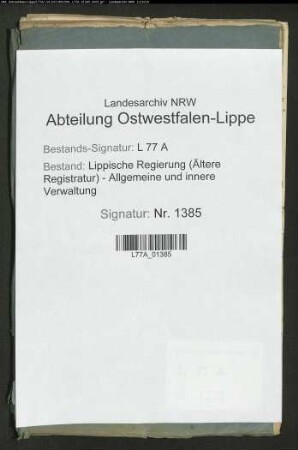 Wahl der Äbtissinnen des Damenstifts zu Lippstadt