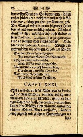 Caput XXXI. - Caput LX.