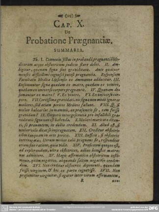 Cap. X. De Probatione Praegnantiae