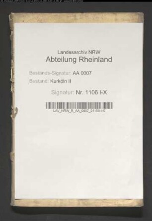 Status und Rechnungen der 1720-1730 ausgeschriebenen Simpla
