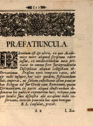 Sub Numine Trino Observationum Juridicarum Eclogas Quasdam, Diversi Argumenti Almæ Eberhardinæ