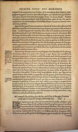Les Memoires de Messire Philippe De Comines, Cheualier, Seigneur d'Argenton: sur les principaux faicts, & gestes de Louis onziéme & de Charles huictiéme, son fils, Roys de France