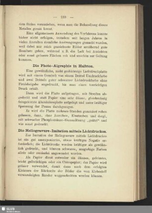 Die Heliogravure-Imitation mittels Lichtdruckes
