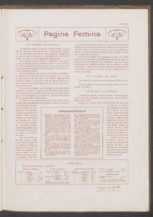 Página femina