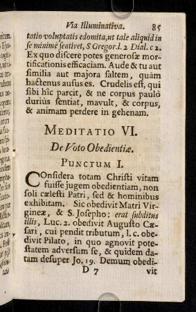 85-91, Meditatio VI