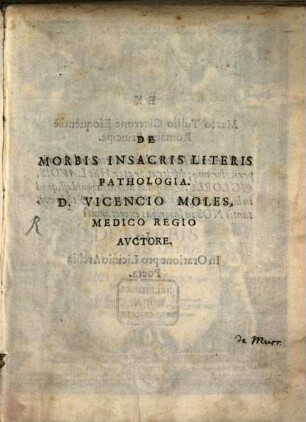 De morbis in sacris literis pathologia