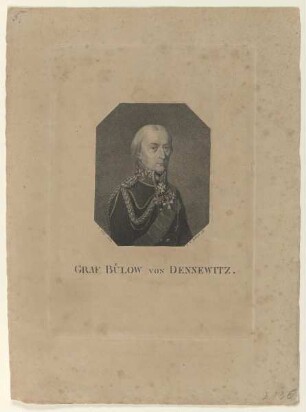 Bildnis des Friedrich Wilhelm Bülow, Graf von Dennewitz
