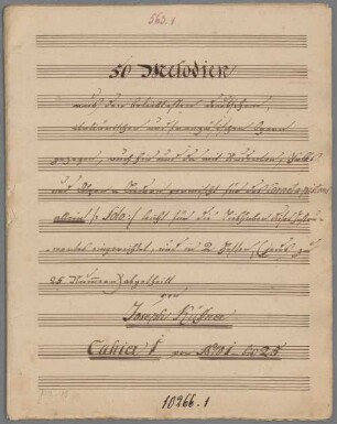 25 Instrumental pieces, Arr., piston, op. 331/1 - BSB Mus.Schott.Ha 10897-2