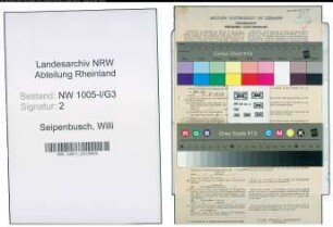 Entnazifizierung Willi Seipenbusch , geb. 13.01.1897 (Beamter)