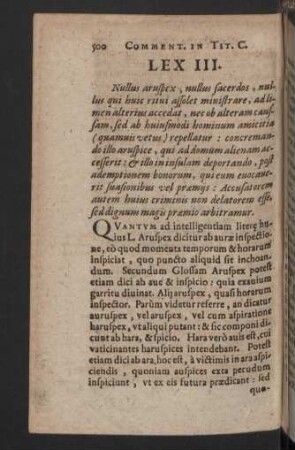 Lex III.
