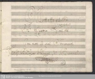Gaudio pleno - Mus.2973-E-9 : V (3), coro, orch - F; BurG III/3