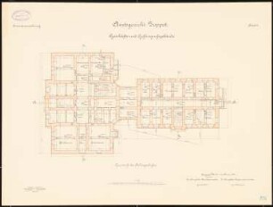 Amtsgericht und Gefängnis, Zoppot: Grundriss Keller 1:100