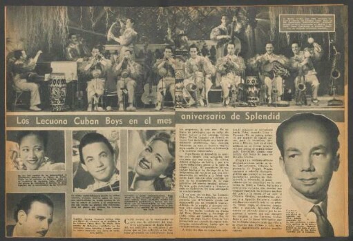 Los Lecuona Cuban Boys en el mes aniversario de Splendid
