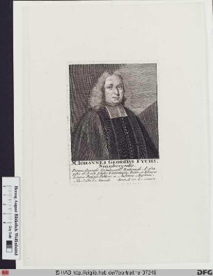 Bildnis Johann Georg Fuchs (II)