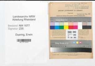 Entnazifizierung Erwin Duering , geb. 23.01.1921 (Polizist)