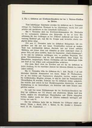 2. Die 4. Eskadron als Divisions-Kavallerie bei der 1. Reserve-Division im Westen