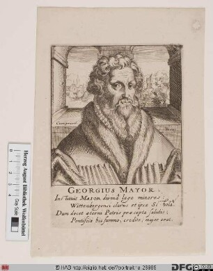 Bildnis Georg Major (eig. Maier)