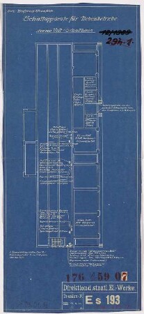 Schaltapparate für Nebenbetriebe, 100 000 Volt-Schalthaus
