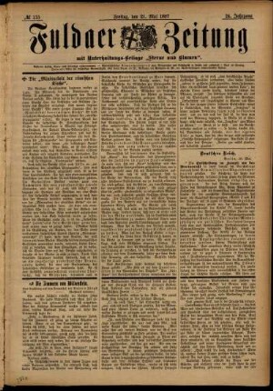 Ausgabe vom Freitag, den 21. Mai 1897.