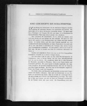 Eine Geschichte des Schaufensters