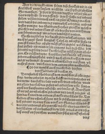 Ob der mensch auch macht hab/ die feyr des Sabbats zu brechen. vi.