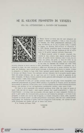 Ser.2: Se il grande prospetto di Venezia sia da attribuirsi a Jacopo de' Barberi