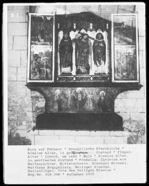 Blasius-Altar — Blasius-Altar, in geöffnetem Zustand:
