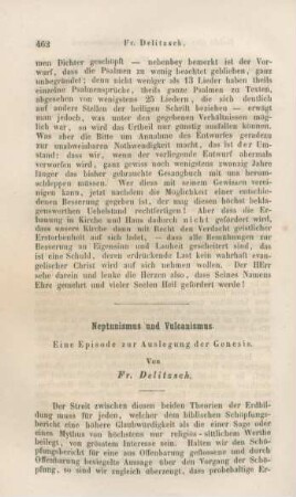 462-477 Neptunismus und Vulcanismus : eine Episode zur Auslegung der Genesis