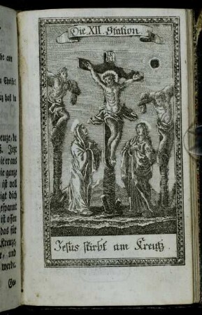 Die XII. Station. Jesus stirbt am Kreutz.