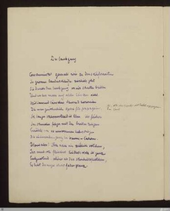 Der laubgang : [SW XVI: keine Sigle]; [SW XVI, S. 12/141] / Paul Verlaine