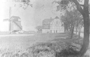 Bockelwitz-Leuterwitz. Bockmühle und Gehöft, 1913, Repro