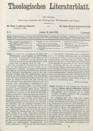 130-132 [Rezension] Büchsel, Friedrich, Johannes und der hellenistische Synkretismus