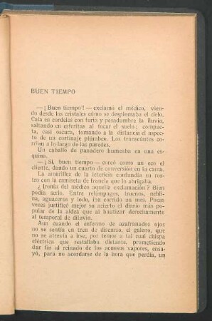 Buen tiempo