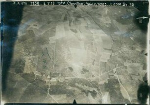 Foto des Geländes um Chevillon (Luftbild)