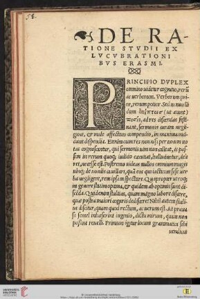 De ratione studii exlucubrationibus Erasmi